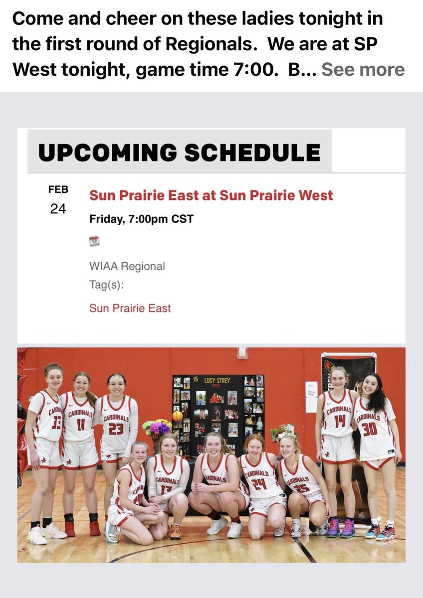 Sun Prairie East Girls Basketball tweet media