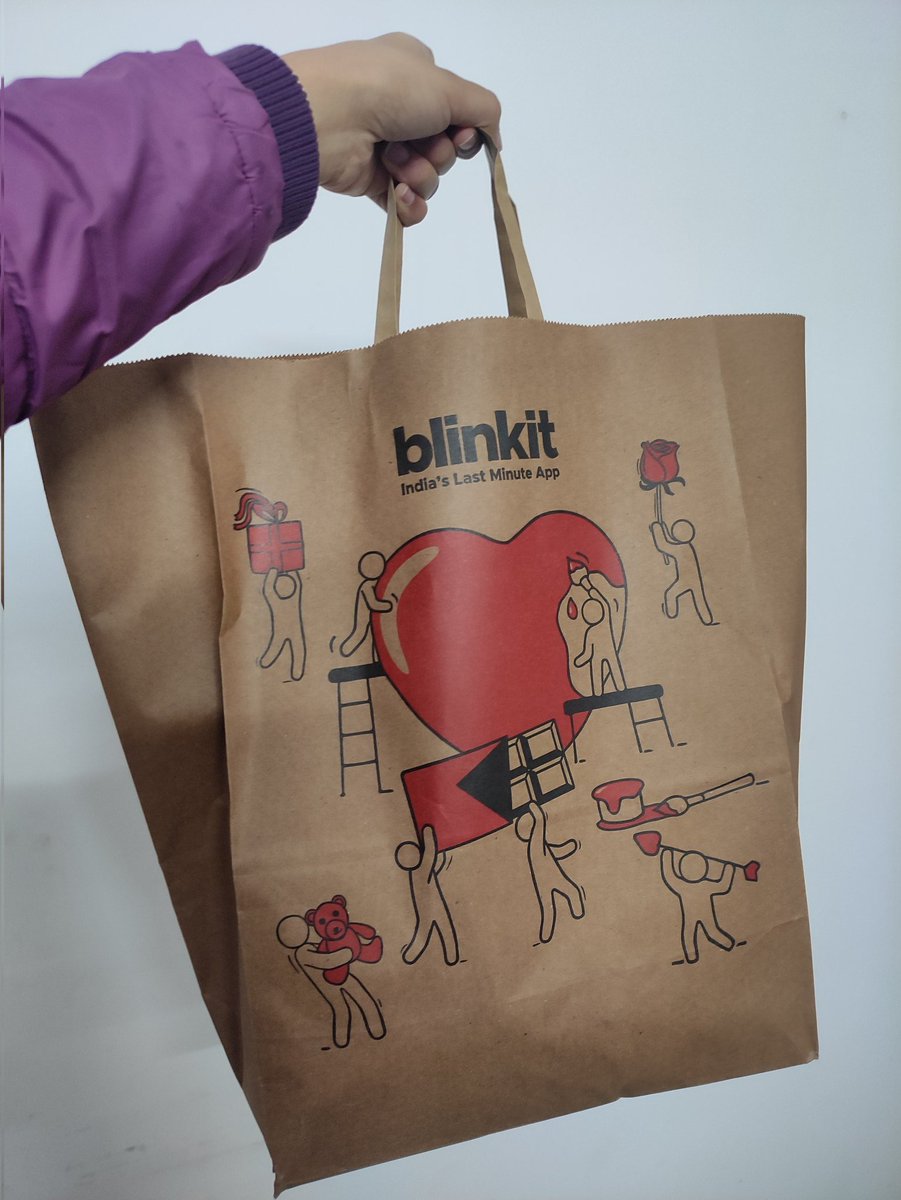 _shivani16's tweet photo. @letsblinkit you're a saviour! always!
Also pretty bags! https://t.co/XaILtWUCfe