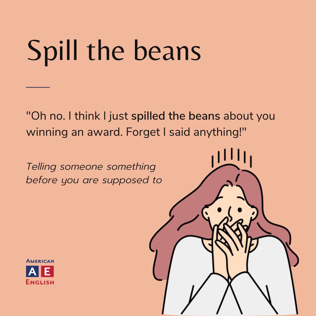USEmbassyParbo's tweet image. 😬  😅   OOPS!   😅  😬
▶ Have you ever SPILLED THE BEANS on something important? 
👀 WATCH the video here: ow.ly/kZ0q50N1SyQ 👀
#LanguagePoint  #Slang  #Idioms