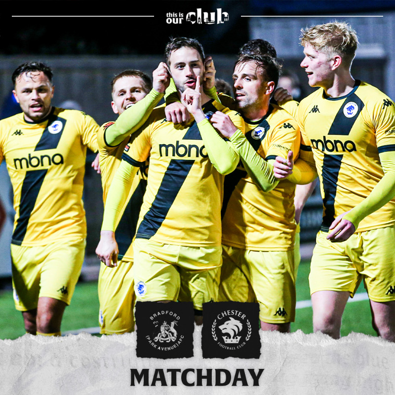 ChesterFC's tweet photo. MATCHDAY. UTS. π
π @BPAFCOfficial (a)
βοΈ 3pm kick off
π» Free commentary @SealsLive
#OurClub π΅βͺοΈ #BPACFC