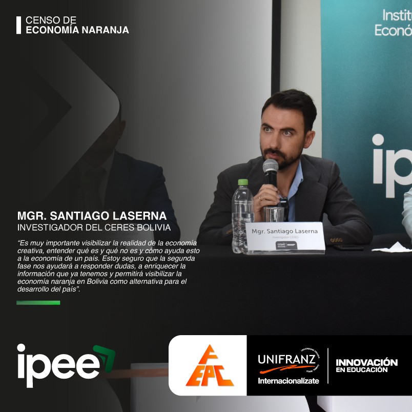 UnifranzBolivia's tweet photo. Lanzamiento de la Segunda Fase del Censo de Economía Naranja
@santiago_lfrs
Revive la transmisión en vivo del lanzamiento:
https://t.co/drRsshxU6s
#IPEE #Unifranz #FEPC #CensoDeEconomíaNaranja #Cochabamba https://t.co/NfqAoWxtl7