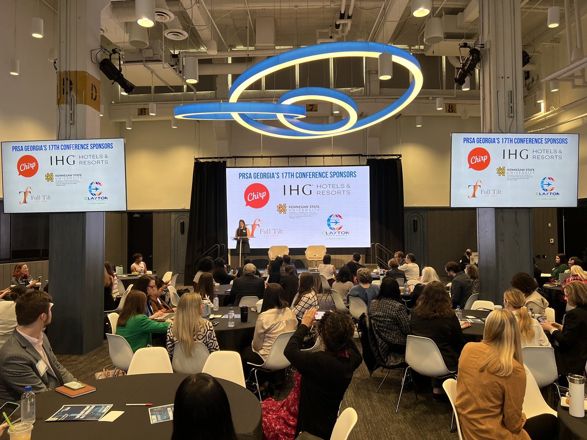 The <a href="/prsageorgia/">PRSA Georgia</a> Annual Conference is underway <a href="/GatheringSpots/">The Gathering Spot</a>. Looking forward to a great day of learning and networking. #prsagaconf