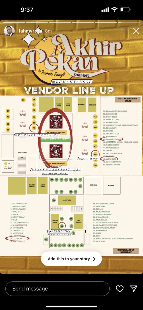 Come join us this weekend at Rumah Tangsi Market