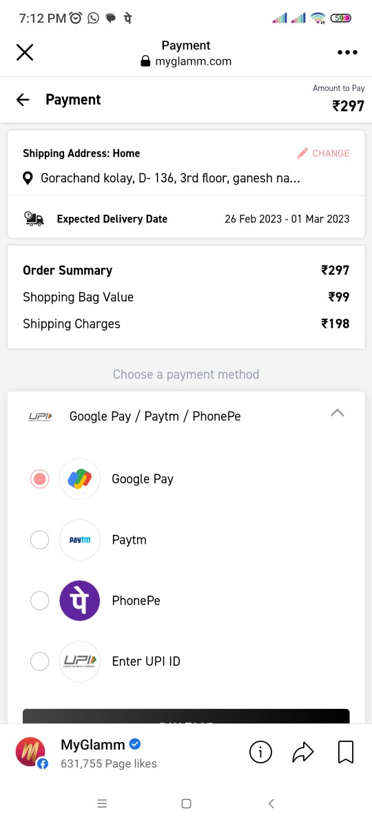dutta_jyotsna's tweet photo. @MyGlamm fake advertising... How can you charge 297... It is a big scam, making people fool https://t.co/VnoJdj3vDe