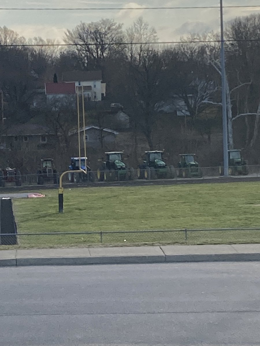 FFA drive your tractor to school day sure brings back memories for me. How about you?  #FFAWeek #AgriGold