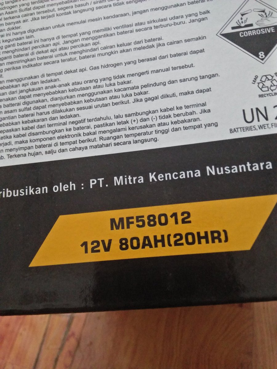 Fortuner FRZ
Faster
MF58012
12 V
80Ah  (20HR)