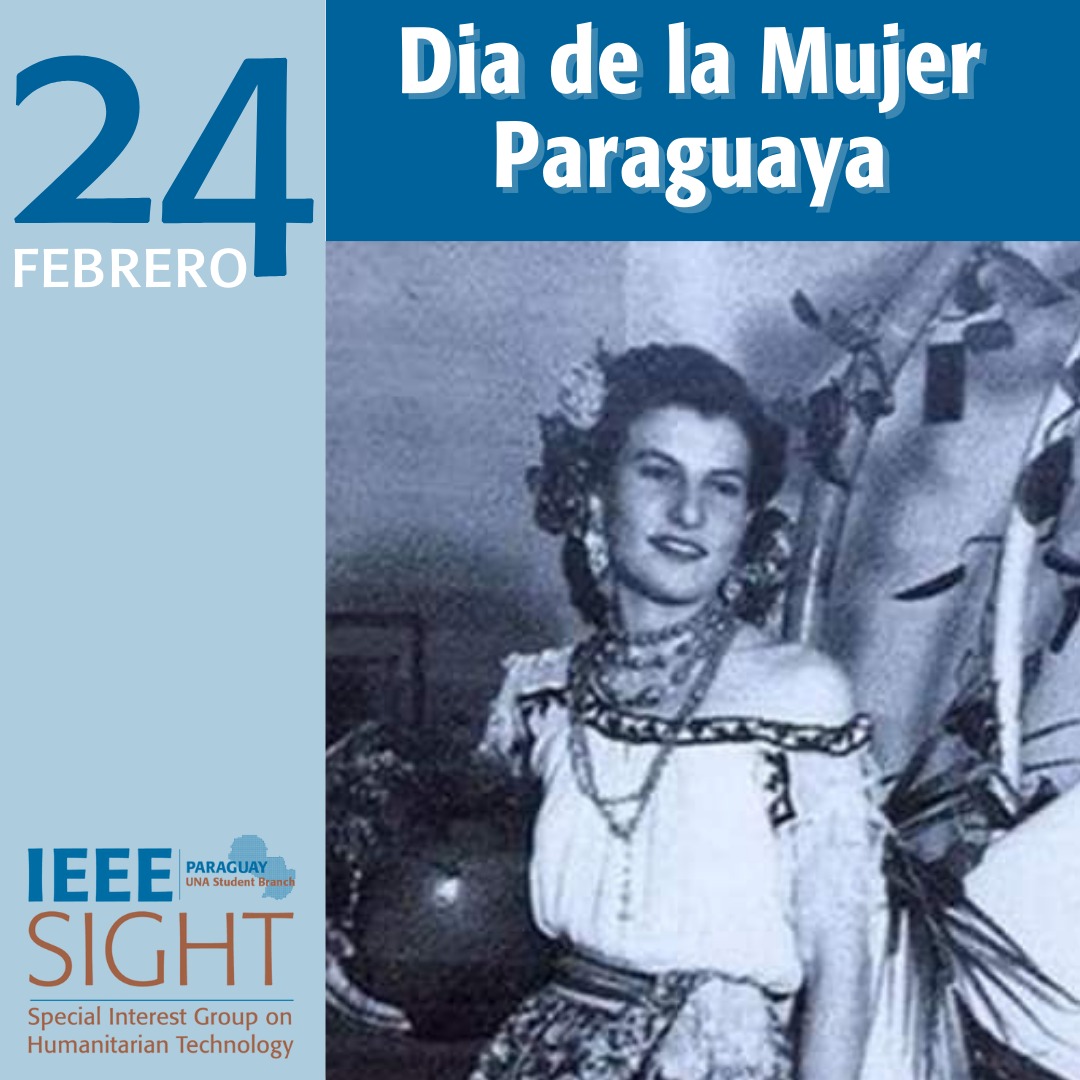 ieeesightunapy's tweet photo. ¡Hoy rememoramos el Dia de la Mujer Paraguaya! https://t.co/OvQCcQH2G2