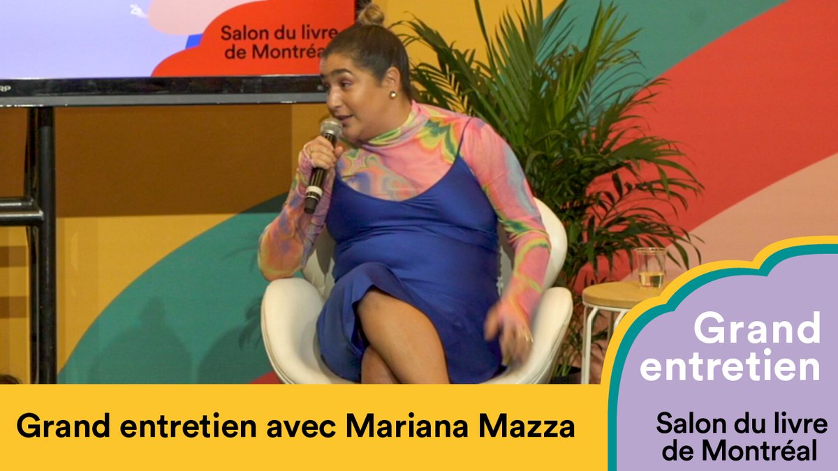 Salon du livre de Montréal (@salonlivremtl) on Twitter photo 🎤 Grand entretien: Mariana Mazza <a href="/marianacherie/">Mariana Mazza</a>✨
📚 L'humoriste, deux fois lauréate de l'Olivier de l'année, nous présente son premier roman, Montréal-Nord, en compagnie de Chloé Varin.
👉 bit.ly/3Z1SOpA
#slm2022 #salondulivredemontreal #littqc #humour #marianamazza 🎤 Grand entretien: Mariana Mazza <a href="/marianacherie/">Mariana Mazza</a>✨
📚 L'humoriste, deux fois lauréate de l'Olivier de l'année, nous présente son premier roman, Montréal-Nord, en compagnie de Chloé Varin.
👉 bit.ly/3Z1SOpA
#slm2022 #salondulivredemontreal #littqc #humour #marianamazza