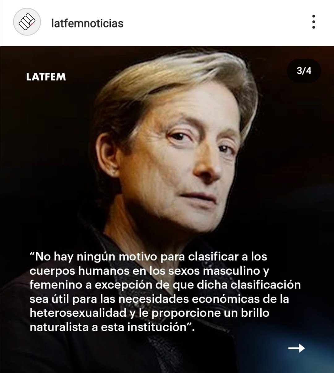 The social construction del género.
Happy Birthday Judith Butler. 