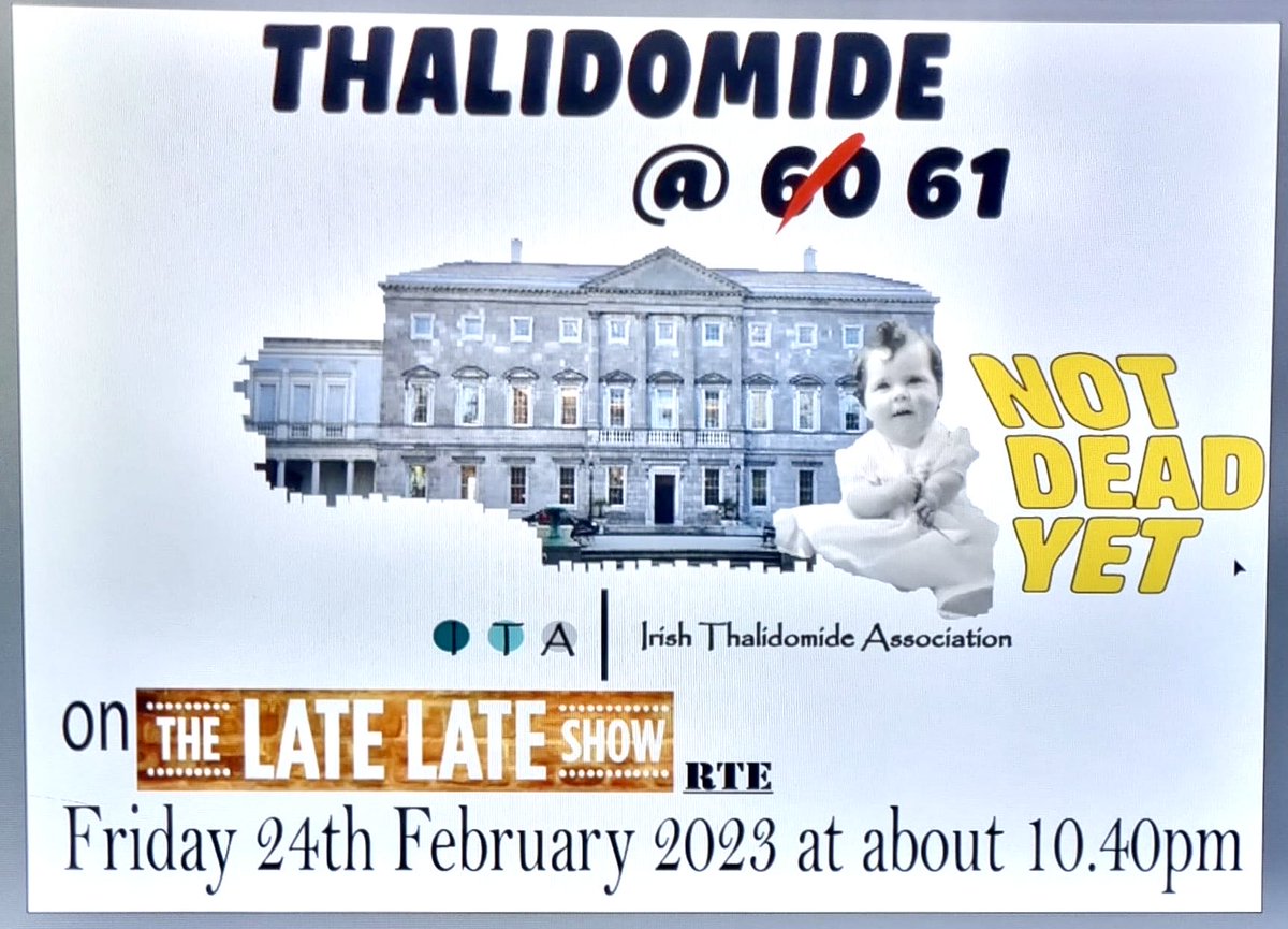 ThalidomideIre's tweet photo. Unacknowledged survivor Sandra Dunne pictured here as a wee child. Thanks to fellow survivor David Corr for making this. It speaks volumes 😢@RTELateLateShow https://t.co/bHnsAA4pUV