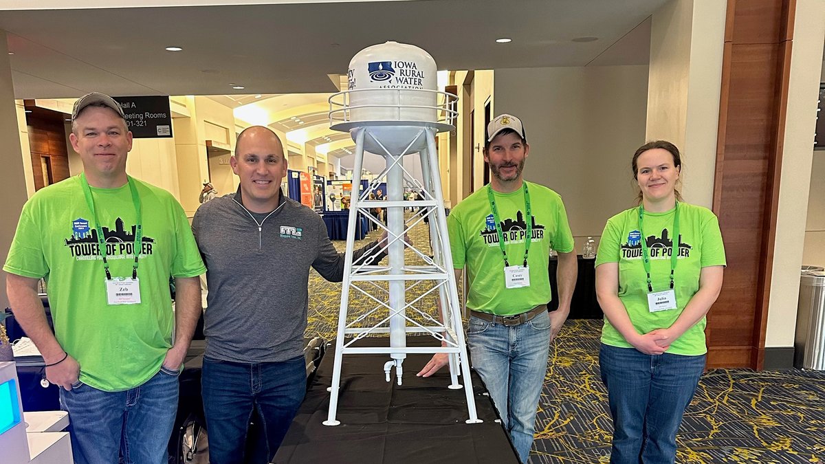 When <a href="/IRWA4221/">Iowa Rural Water Association</a> needed its water tower renovated, they turned to Maguire Iron. We have the expertise to handle projects large and small. This is once again a great showpiece to display in their office and conferences. Thank you for allowing us to partner with you on this project.