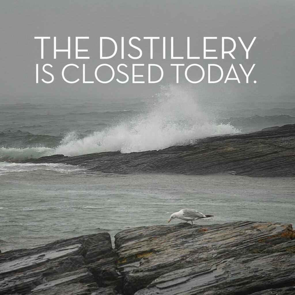 Winter’s back! The distillery will be closed today.  #lunenburg #shoplocal #ocean instagr.am/p/CpDCLYeuQj_/