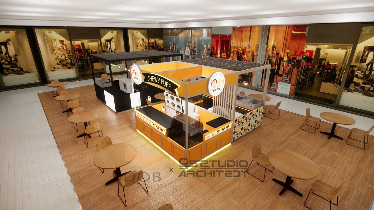 DobStudio_8's tweet photo. Good Evening D'Nids!
as promised this was one of our successful project at kemang village, collaborating with Os Studio Architect.
Mrs.S as our client love to have a classic booth that looks expensive
Combining Solid orange (as franchise Guideline design) adding Wooden list that https://t.co/WJ4VLvrSyA