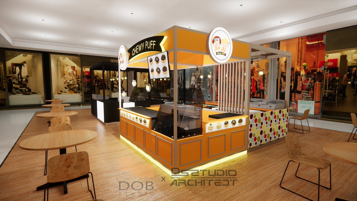 DobStudio_8's tweet photo. Good Evening D'Nids!
as promised this was one of our successful project at kemang village, collaborating with Os Studio Architect.
Mrs.S as our client love to have a classic booth that looks expensive
Combining Solid orange (as franchise Guideline design) adding Wooden list that https://t.co/WJ4VLvrSyA