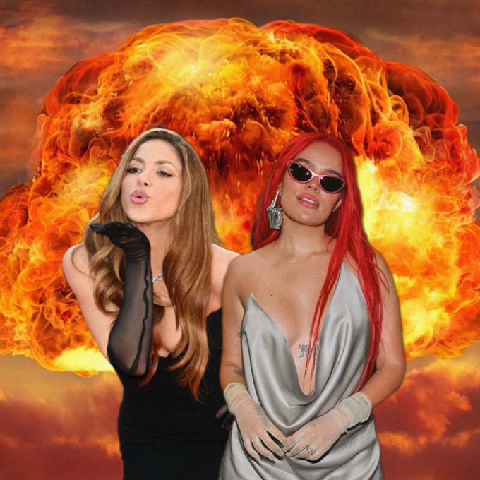 lasilvera9's tweet photo. Buenos días solo para Karol G y Shakira. https://t.co/f8ieDjK97j