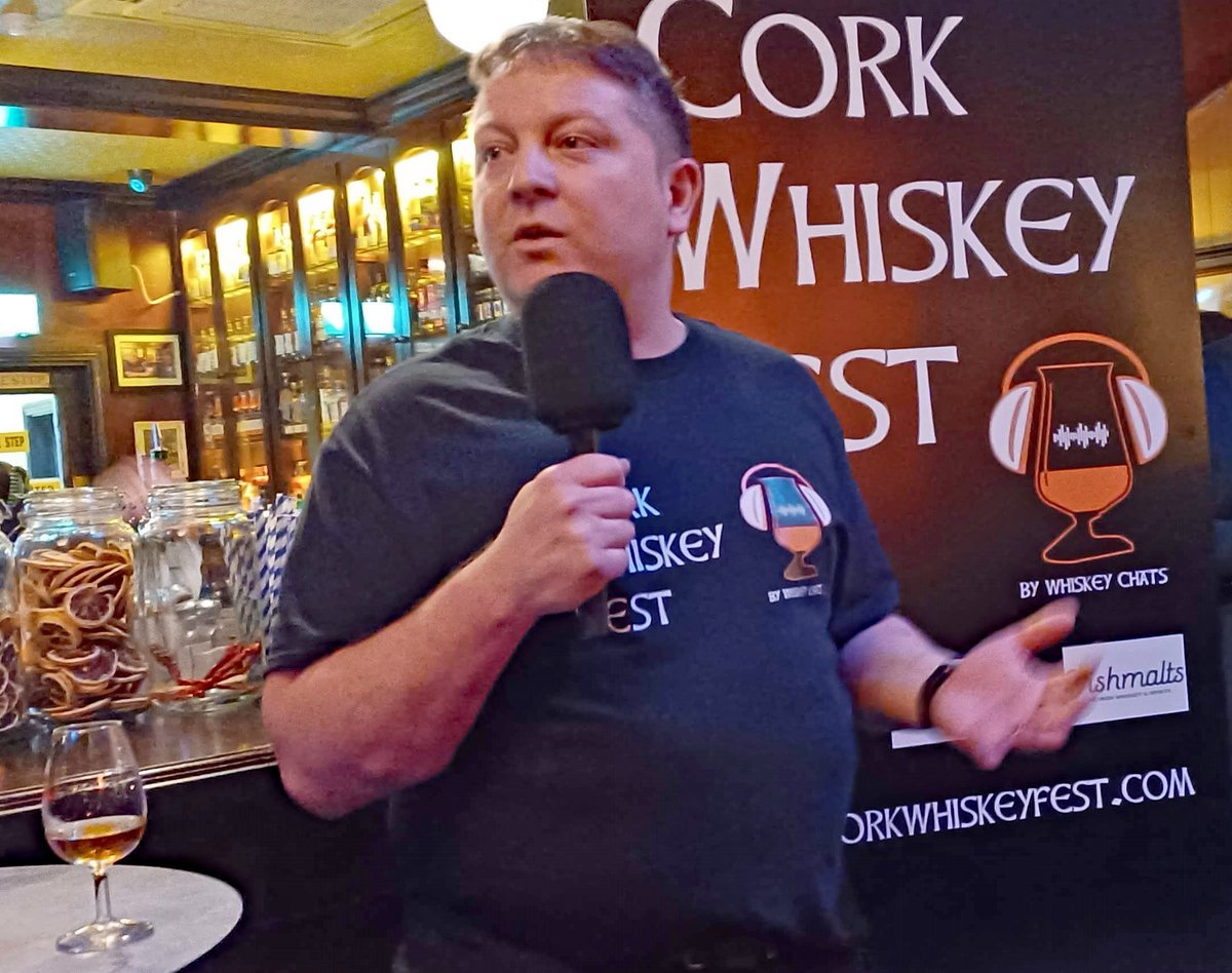 'It is going to the be the best festival!' Laurie O'Dwyer, speaking at the launch of the @CorkWhiskeyFest (24-26 Mar next) in The Shelbourne Bar last night. @whiskeychatspod @Shelbournebar @The_VQ_Cork @GerMidleton