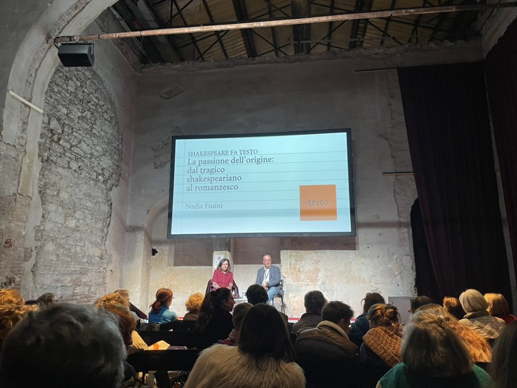 #NadiaFusini on Shakespeare at Testo