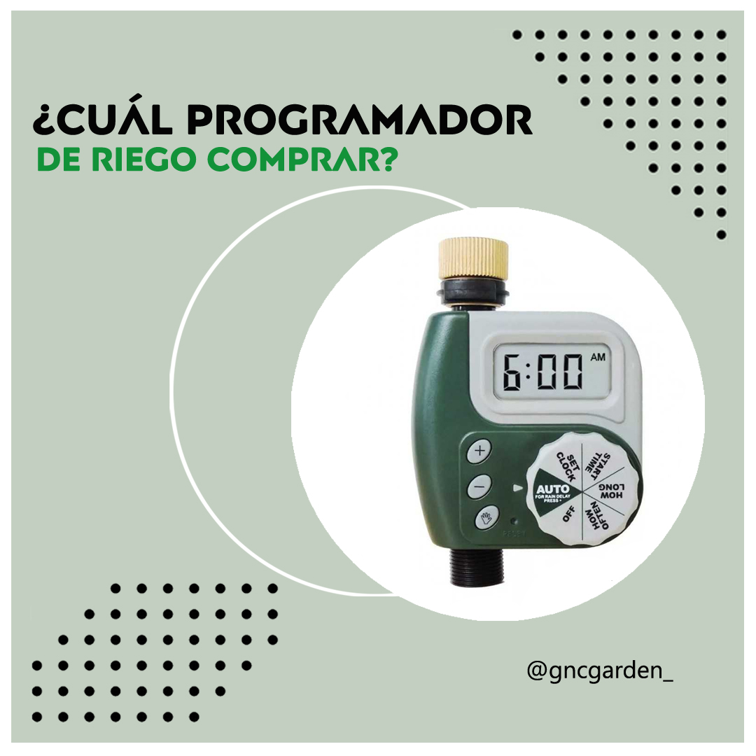 gncgarden's tweet photo. ¡Un riego automatizado puede ser la clave para mantener tu jardín o cultivos en óptimas condiciones! pero ¿Cuál programador de riego comprar?, Escríbenos a info@gncgarden.com y te ayudamos a escogerlo!
#ProgramadorDeRiego #Jardinería #Agricultura #ConsejosDeRiego https://t.co/IxPzgj69Wi