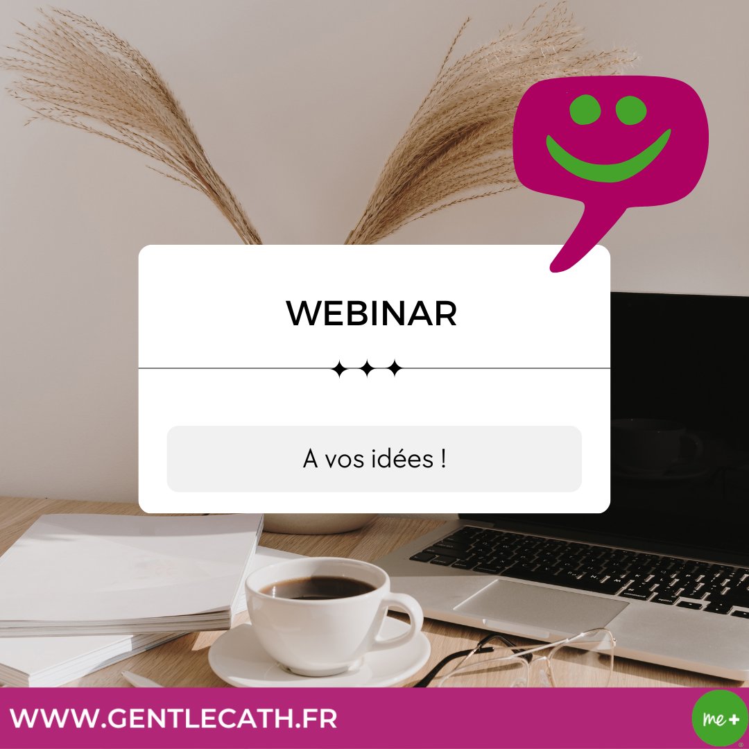 GentleCathFR's tweet photo. Cette année encore, nous avons décidé de vous proposer des #webinars. Toujours dans cette dynamique de répondre au mieux à vos attentes et intérêts, nous vous proposons, de nous faire part de vos suggestions afin de savoir quels thèmes vous aimeriez que nous abordons. https://t.co/Mb59Q41b2g