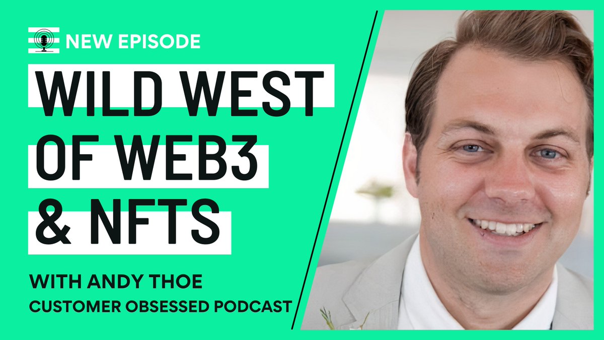 It's been a while, but we're starting off the 2023 season of Customer Obsessed with a bang and welcoming Andy Thoe to the podcast! Andy is a Bluewolf alum and a trailblazer in the emerging world of Web3 and NFTs. 

Listen &amp; Subscribe: 
buff.ly/3IQhsUs 

#NFTs #Web3