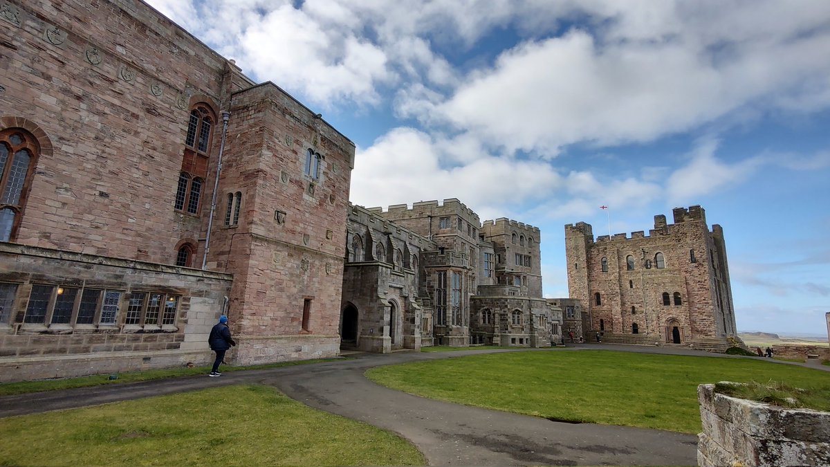 Bamburgh Castle (or Bebbanburh, as it used to be called) from near and afar #UKtrip #travelblog