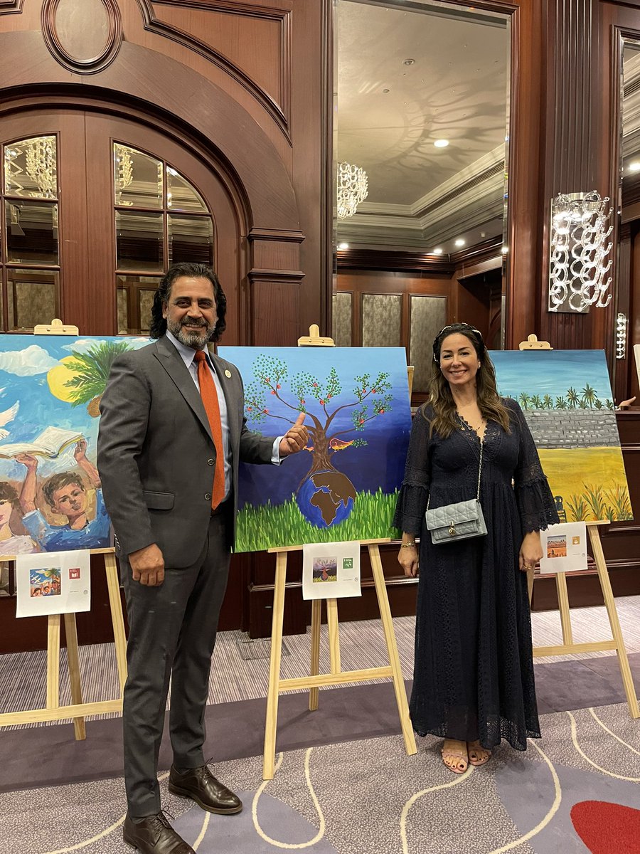 One more artwork gone for the Iraqi Home Foundation for creativity, a local orphanage in Baghdad.