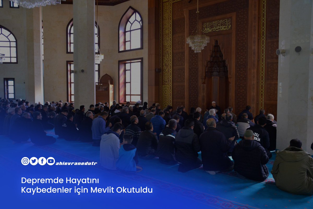 Üniversitemizde Depremde Hayatını Kaybedenler için Mevlit Okutuldu

#KAEÜ #KırşehirAhiEvranÜniversitesi #Kırşehir #Deprem

Ayrıntılar: 👇
ahievran.edu.tr/arsiv-haberler…