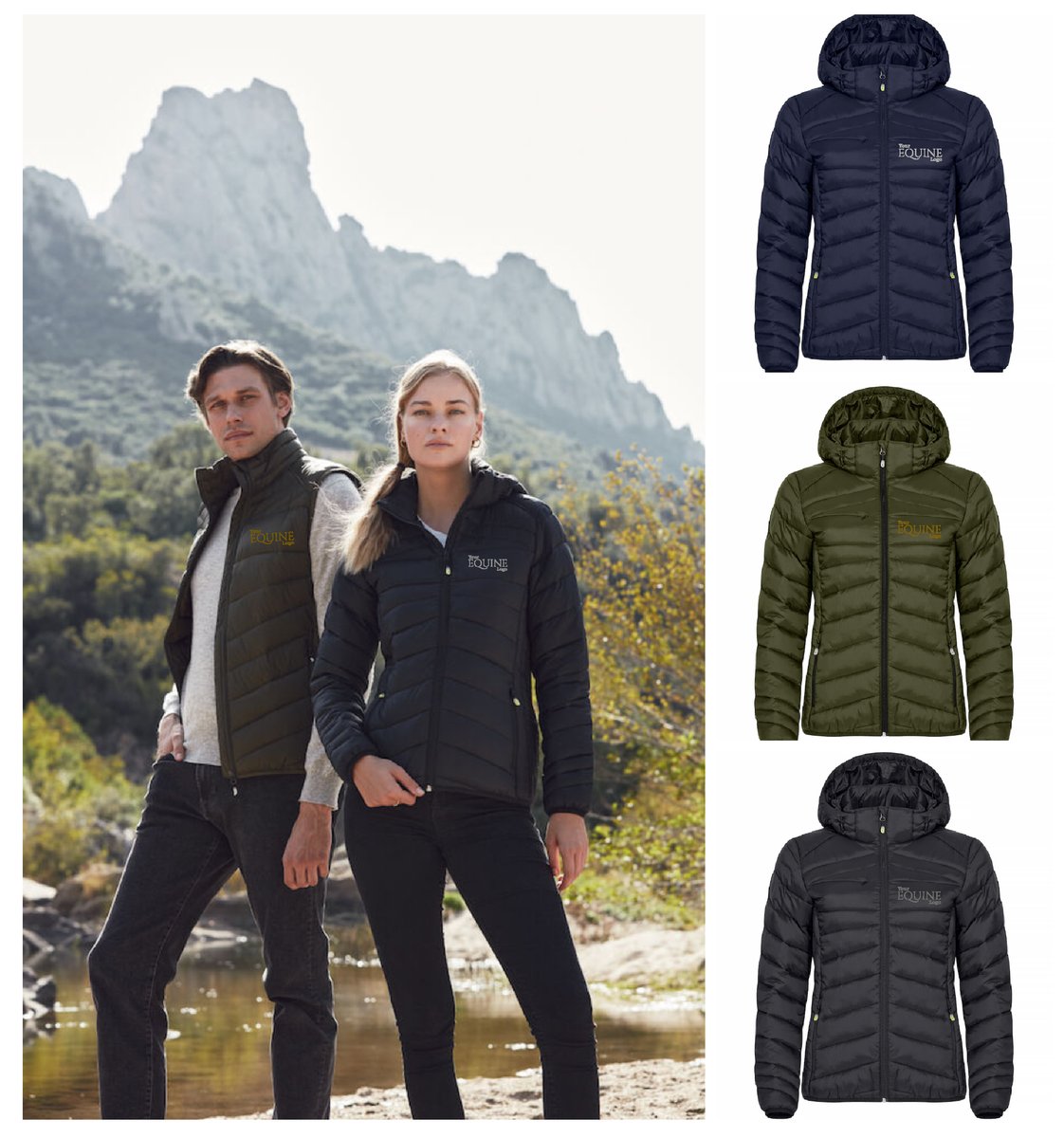 B_Equine's tweet image. Coming soon - our new Idaho Jacket.

A warm yet light weight jacket with down-like padding, the jackets come with a detachable hood. Made from 100% Recycled Polyamide. 

The jacket is available in a ladies, men's and junior fit.

#idahojacket #paddedjacket #equestrianbusiness