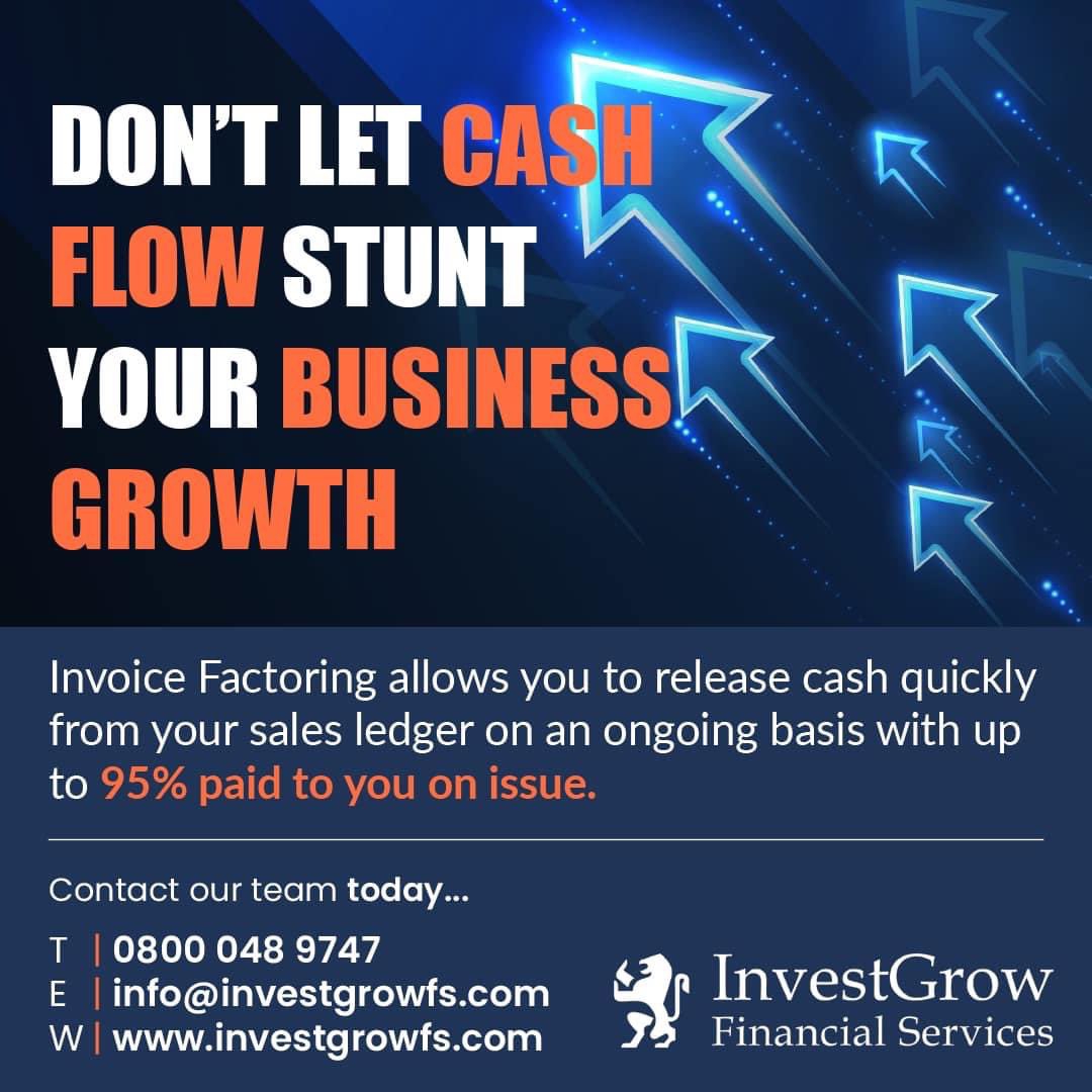 InvestGrowFS's tweet photo. #invoicefactoring #commercialfinance #business #financebrokers #businessgrowth https://t.co/gB7TnAN08Z