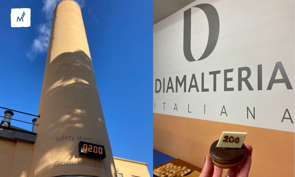 🇮🇹 #Diamalteria, our Italian BU,celebrated recently its 200 days without injuries. Congrats to the teams for their daily work.

This is the 1st milestone towards ensuring all employees and collaborators live safely during their work time. 

#Safety #CARE #safetyfirst #maltextract