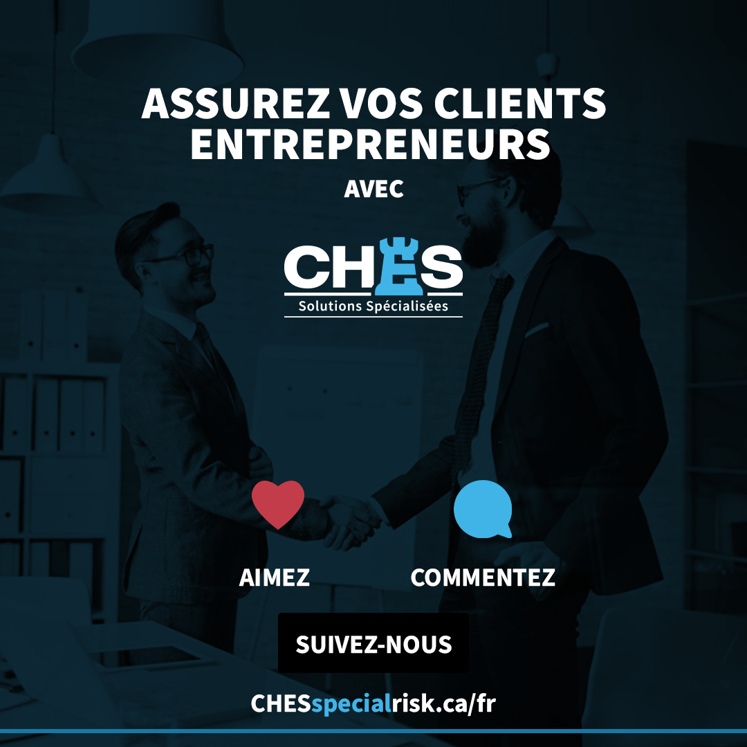 ChesSolutions's tweet photo. #assurance #travail #CHESLesArtistesDeLAssurance #ChesSolutionsSpécialisées #Risques #Courtier #Souscripteurs #Sécurité #Canada https://t.co/7DNKPMoIBy
