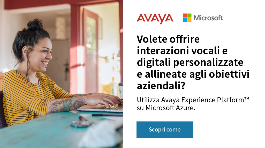 🛎️Trasforma ogni momento con i clienti in un momento di crescita per la tua azienda: con #AvayaExperiencePlatform su #MicrosoftAzure è tutto più facile! 
👉Per saperne di più: bit.ly/40Rutnp