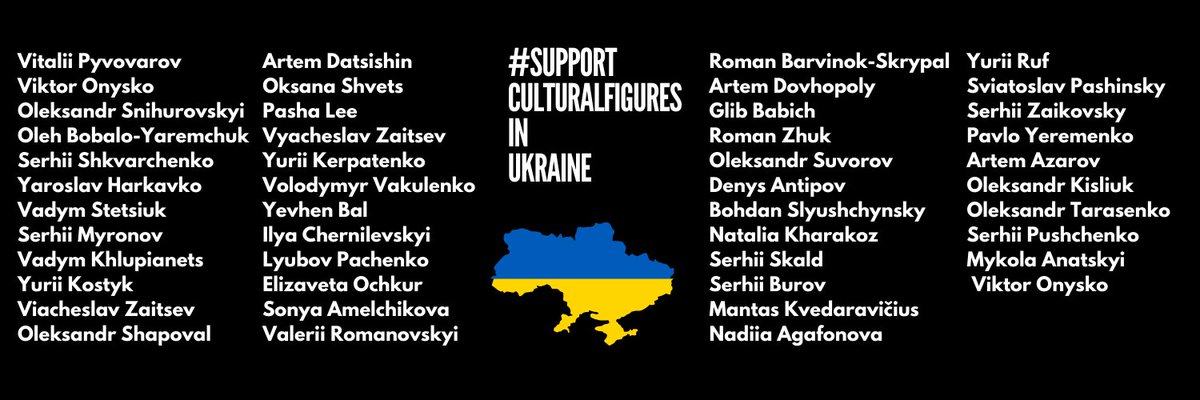 efjeurope's tweet photo. #Ukraine: Journalists are part of the defenders of culture. That's why we stand in solidarity with #CulturalDefenders who lost their lives in Ukraine @PENamerica @pen_belarus @IFJGlobal @EFJEUROPE https://t.co/tJBnLGjFvE