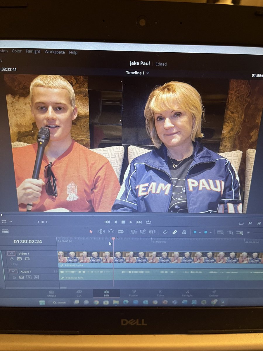 fredpdbeck's tweet image. I did a really nice and insightful interview with Pam (Jake Paul’s mum) can’t wait for you guys to see it 🎙