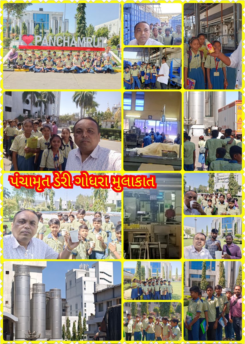 SchoolBakrol's tweet photo. https://t.co/caSOameSF6
બેગલેસ ડે કાર્યક્રમ અંતર્ગત આજરોજ ધોરણ 8 ના બાળકોને પંચમહાલ દૂધ ડેરી ની મુલાકાત કરાવવામાં આવી માણો આ વિડિઓ 🙏 https://t.co/1UAFPkuk4i