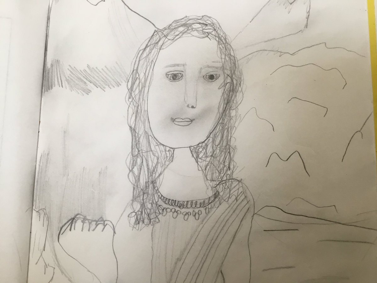 Our new topic in Art in River Class is portraits and we have been studying the Mona Lisa. Do you like our interpretations?