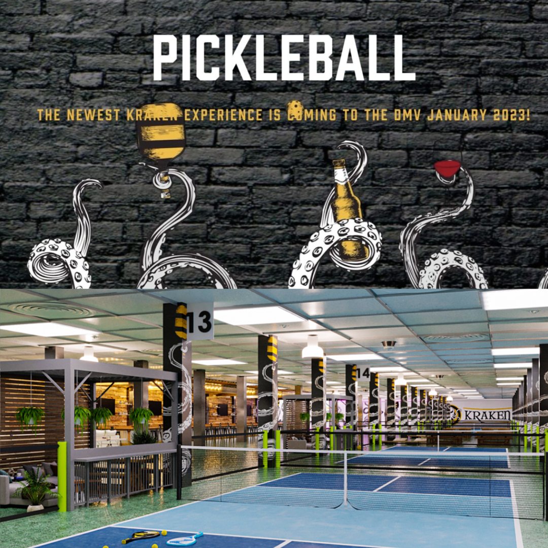 anaandmelissa's tweet photo. Pickleball! Have you experienced it? 🤗

That wiffle ball has some crazy magic that gets everyone addicted. In DC, you can join the pickleball craze at Kraken! 🤩Click the link here ➡ https://t.co/Cjp0CshOFP

#pickleball #kraken #dmvdatenight #dmvdate #dmvdates #datenightideas https://t.co/KvWCfKob4c