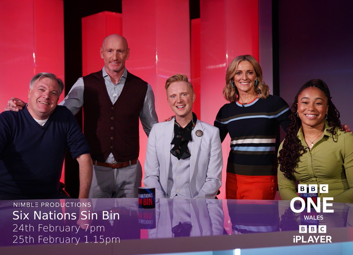 nimbledragontv's tweet image. Tune in to Sin Bin episode 3 tonight at 7pm on BBC Wales!🏆🏈  

#sinbin #sixnationsrugby #bbccymruwales #bbc #bbcone #sixnations #nimbleproductions
