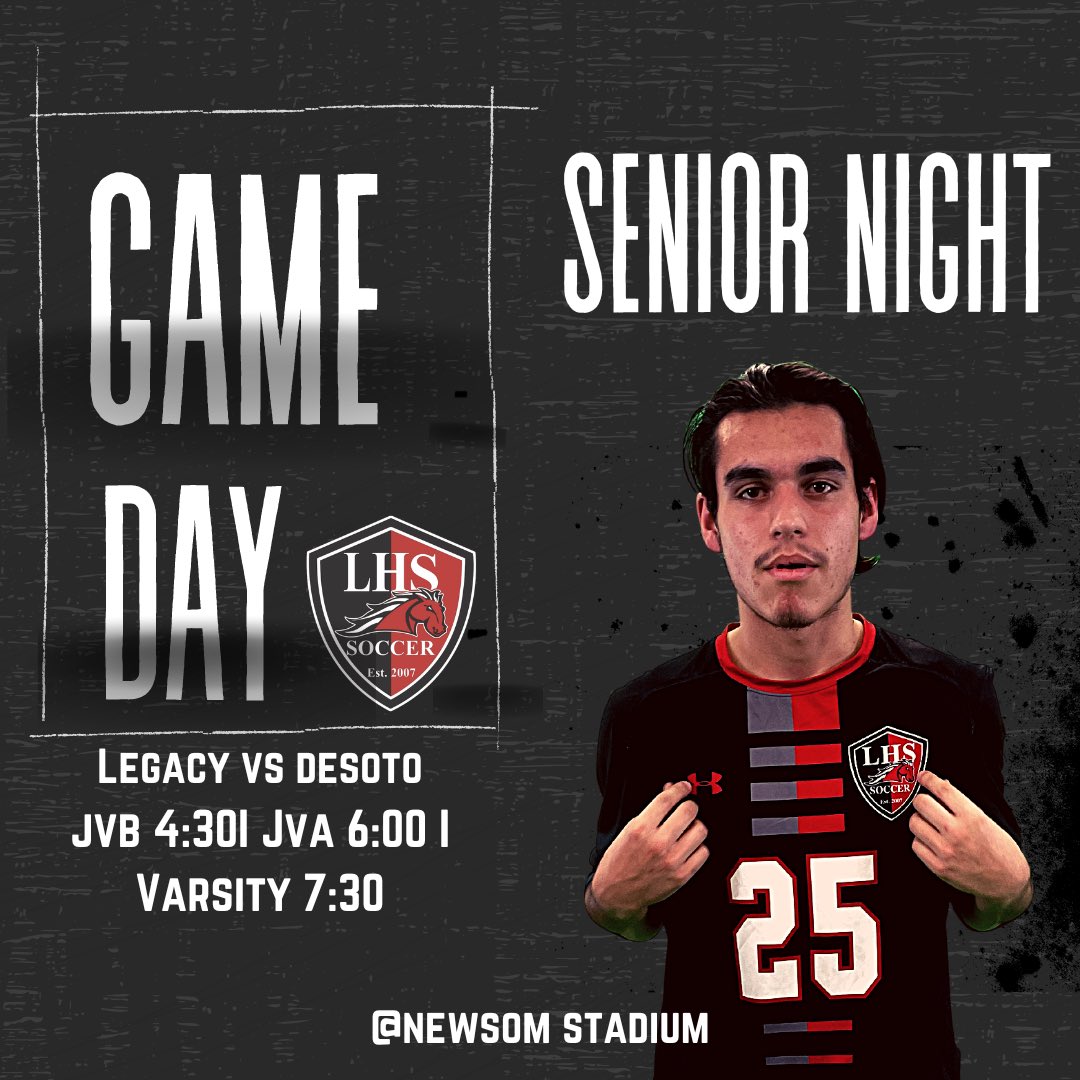 Senior night for the Legacy Broncos at Newsom.

#vamosjuntos