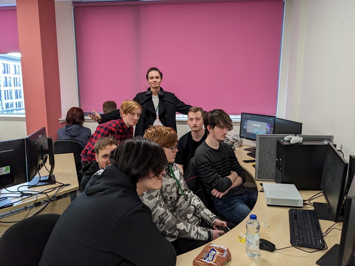 WakefieldDig's tweet image. Event well under way with our @wakefielddig Games Development students raising awareness for #gameblast23 at @wakeycollege
