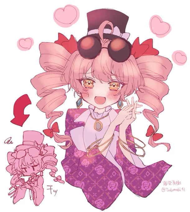 #深夜の真剣お絵描き60分一本勝負 女苑ちゃんに「お金ちょうだ～い」っておねだりされたいし、札束渡しても裏で「チッ…しけてるわね」って悪態つかれたい 