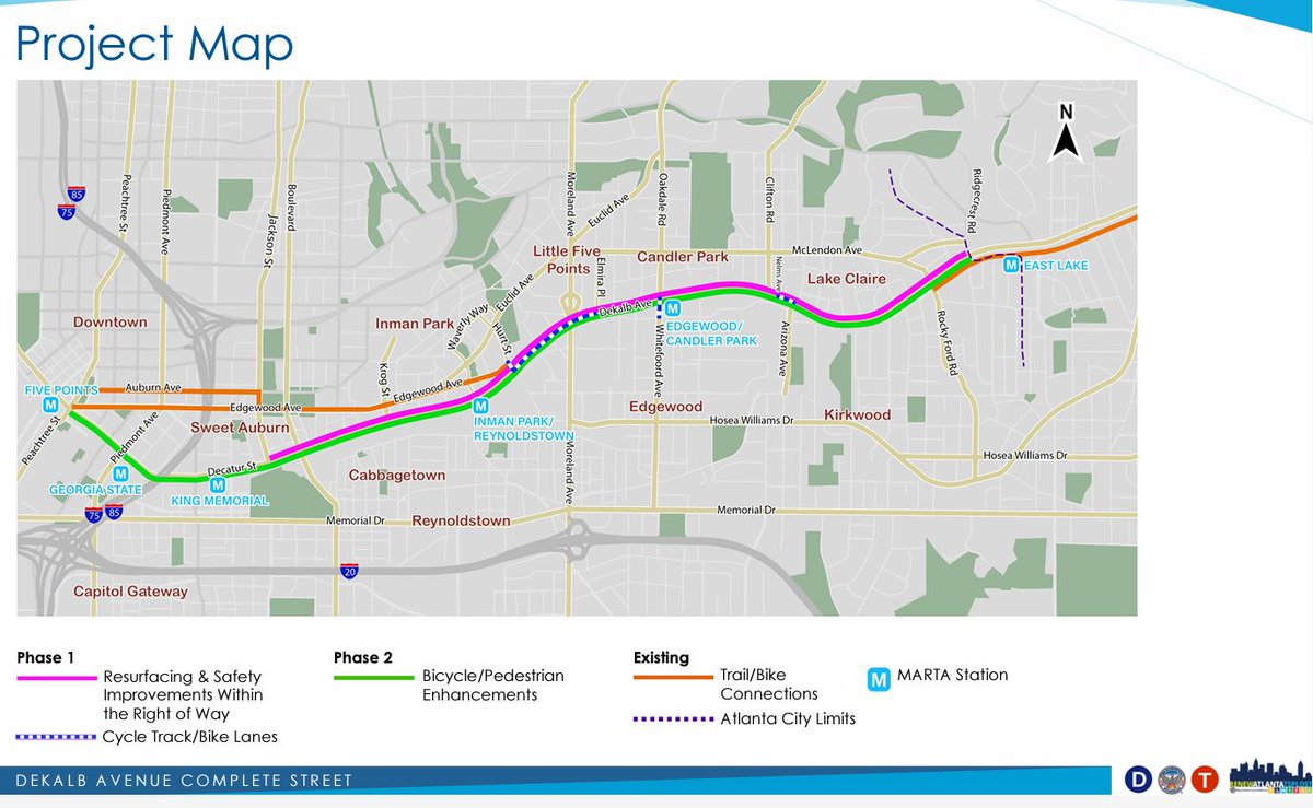 letspropelatl's tweet photo. What's happening with the @CityofAtlanta long-awaited #DeKalbAve safety project? Find out 1) at a community meeting hosted by @ATLDOT + @ATLWatershed Thurs Mar 9, at 5:30 PM in Kirkwood 2) on our blog: https://t.co/URfz0wdIJA #completestreets #justbuildit #safestreets #propelatl https://t.co/NgQZwzbBvH