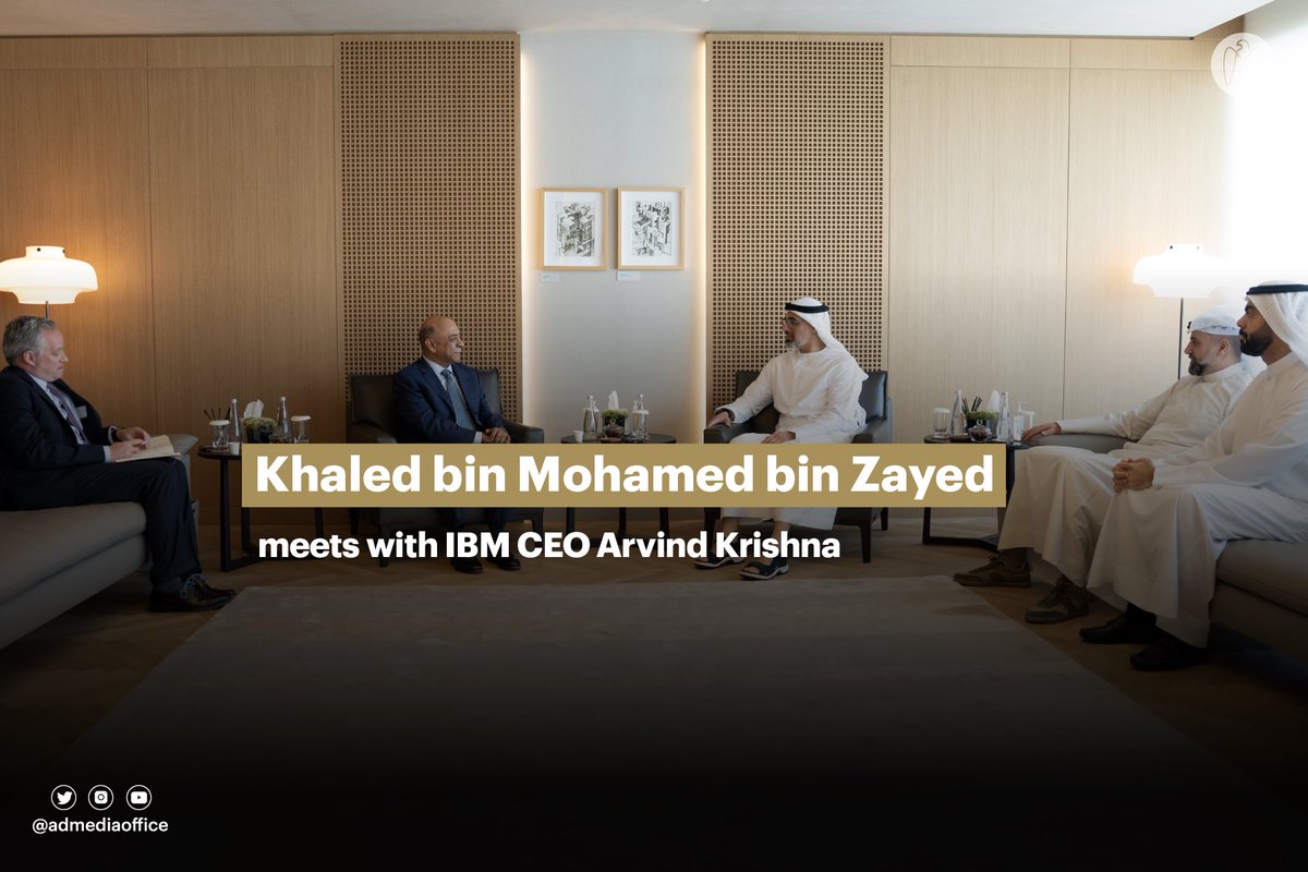 مكتب أبوظبي الإعلامي on Twitter "Khaled bin Mohamed bin Zayed has met