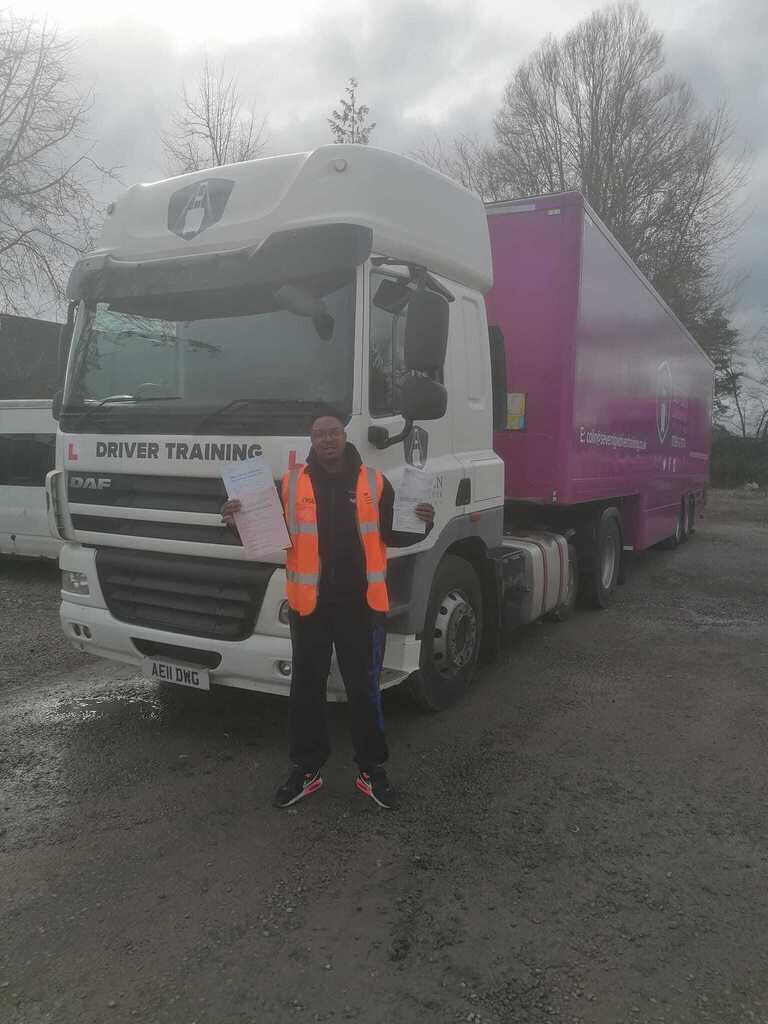 Congratulations Jon for passing your category C+E licence today very best wishes for your future driving career 
ift.tt/w4jLeGF
#drivertraining #LGV #lgvtraining
