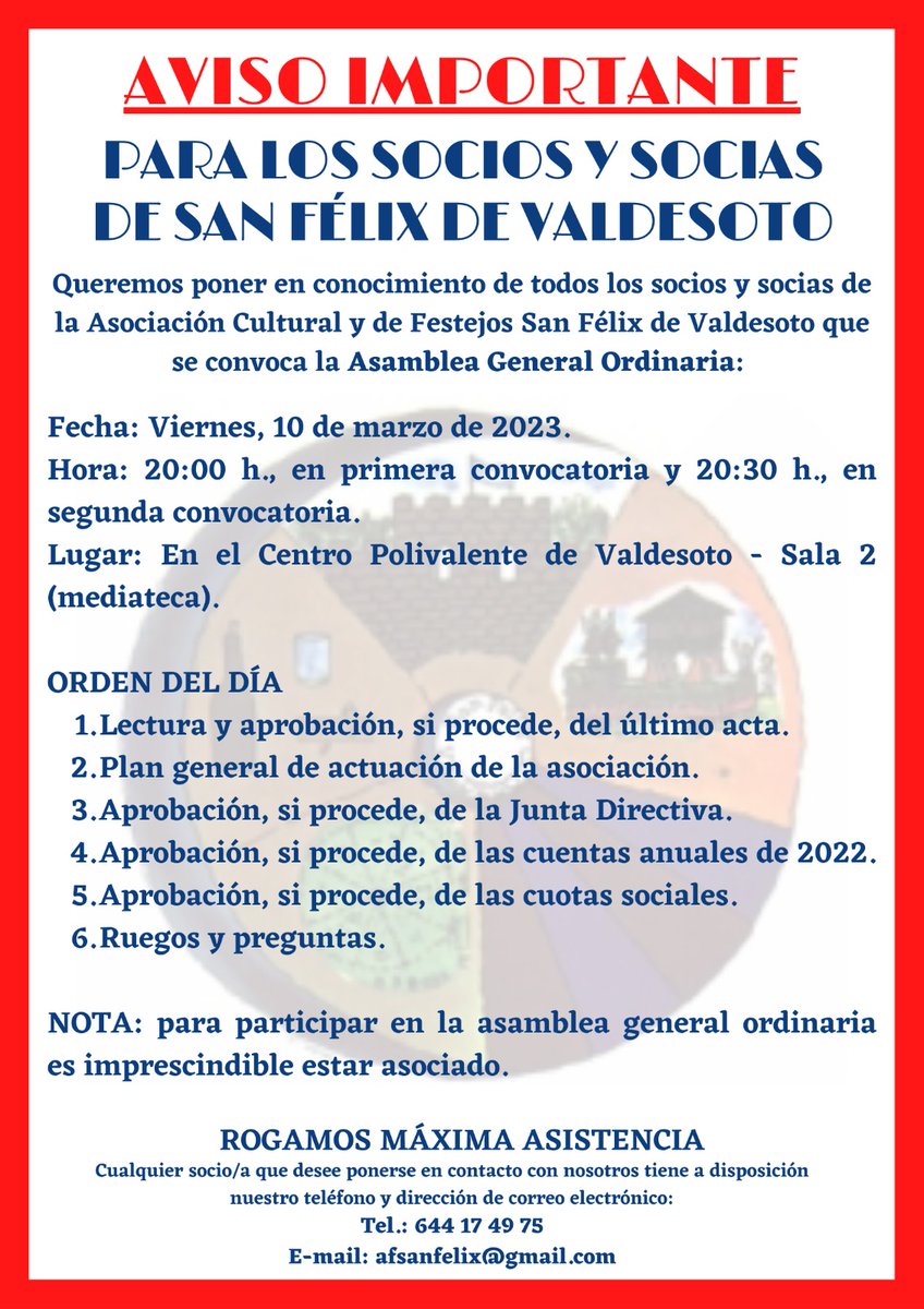 🚨NOTA INFORMATIVA 🚨