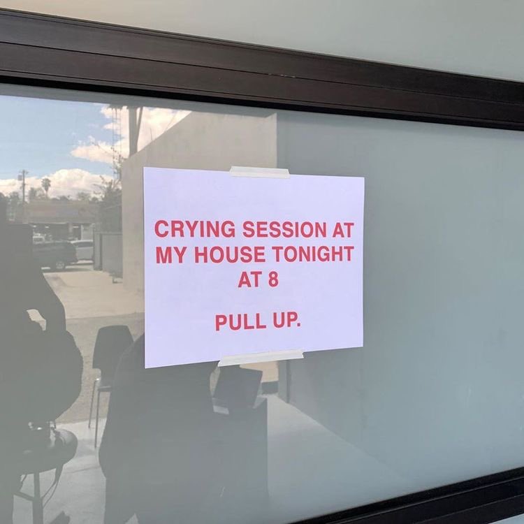 Excited to meet the heartbroken souls around! Oh, and anyway, you're invited to my party tonight.