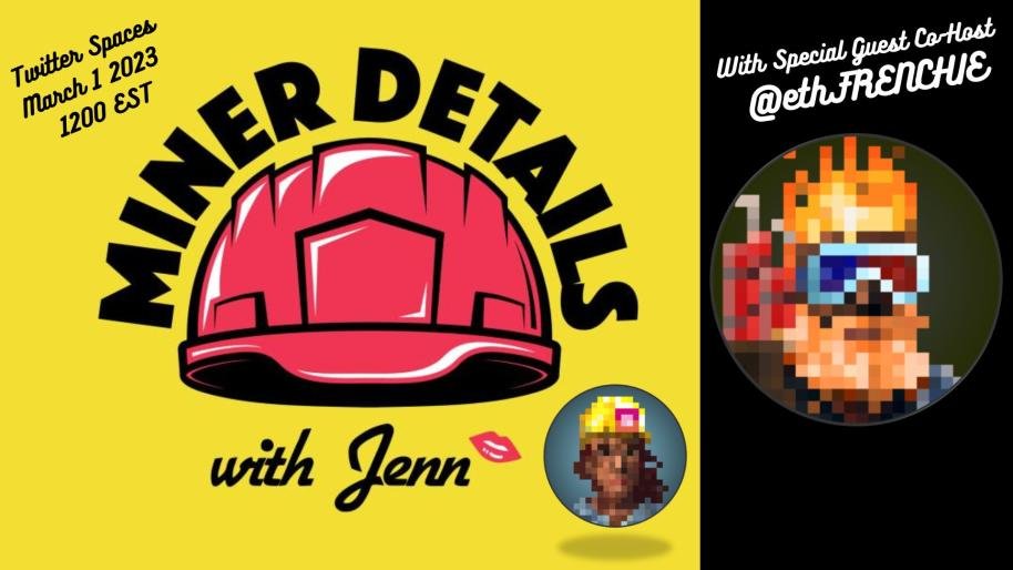 TGIF my <a href="/LostMinersETH/">Lost Miners</a> friends...  Getting ready and excited to welcome our special co-host <a href="/ethFRENCHIE/">FRΞNCHIΞ</a> on Wednesday.  Let us know what you want to hear about or any questions you may have!  This show is all about getting the details that YOU want.  Can't wait to talk to you all