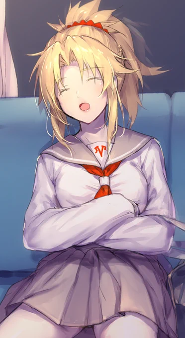 【Fate】JKモーさん#Fate#モードレッド 