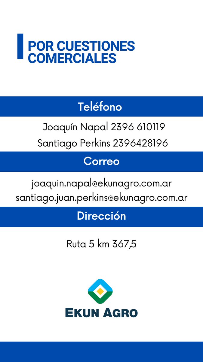 Info de contacto!📱