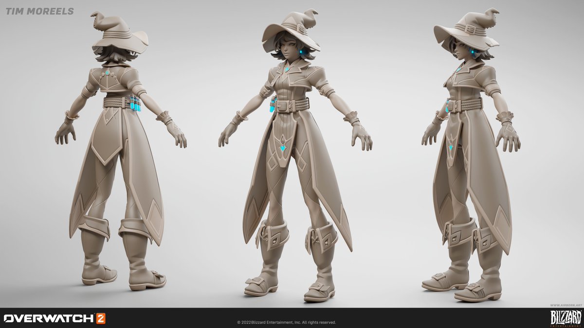 Here's Witch Kiriko I got to work on
artstation.com/artwork/9Eez5Q
Biiiig thanks to Blizzard for the fabulous feedback, concept art and for providing the base body and fox!! And as usual, thanks to <a href="/airbornstudios/">Airborn Studios</a> for making this possible!!
